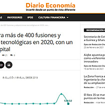 Espaa registra ms de 400 fusiones y adquisiciones tecnolgicas en 2020, con un 6% ms de capital